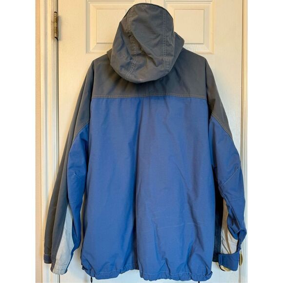 Columbia Mens Gray and Blue Convert Waterproof Insulated Hooded Ski Jacket XL - Picture 5 of 12